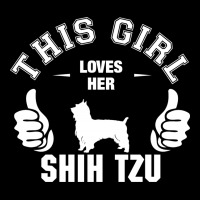 This Girl Loves Shih Tzu Youth Hoodie | Artistshot