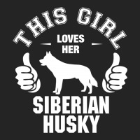 This Girl Loves Siberian Husky 3/4 Sleeve Shirt | Artistshot