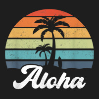 Aloha Hawaii Hawaiian Island Shirt Palm Beach Surfboard Surf T Shirt Classic T-shirt | Artistshot