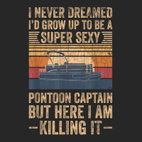 I Never Dreamed I D Grow Up To Be Pontoon Captain Gift Men's T-shirt Pajama Set | Artistshot