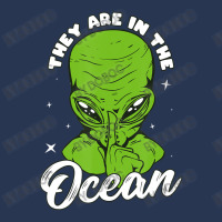 Alien Head They Are In The Ocean Extraterrestrial Ufo Men Denim Jacket | Artistshot