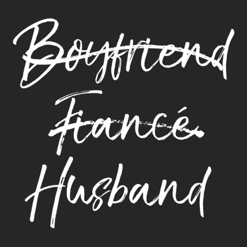 Cute Wedding Not Boyfriend Fianc?? Marked Out Husband Ladies Fitted T-Shirt by cm-arts | Artistshot