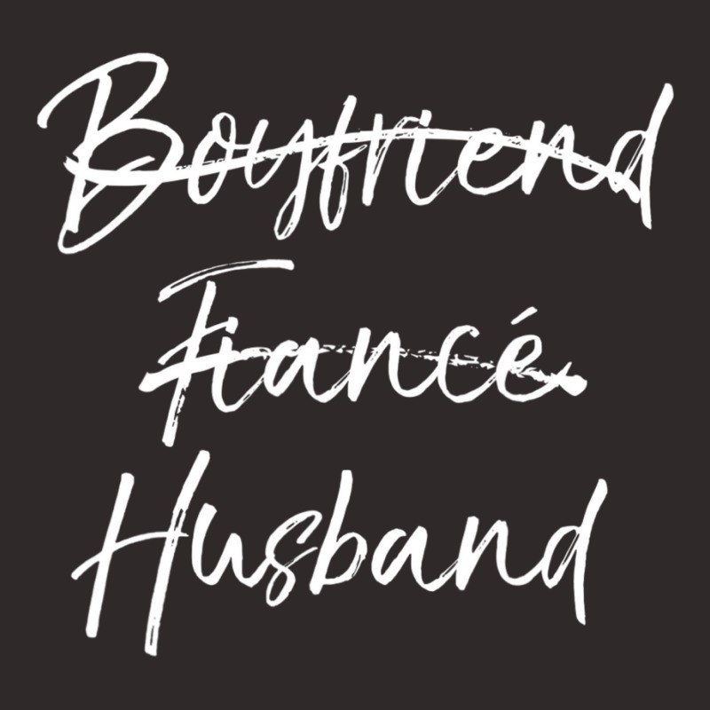 Cute Wedding Not Boyfriend Fianc?? Marked Out Husband Racerback Tank by cm-arts | Artistshot