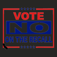 Vote No On The Recall Ladies Fitted T-shirt | Artistshot