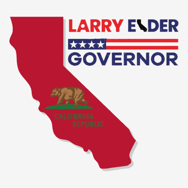 Larry Elder For California Governor Flag Newsom Funny Classic T-shirt by cm-arts | Artistshot