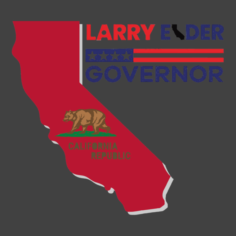 Larry Elder For California Governor Flag Newsom Funny Vintage T-Shirt by cm-arts | Artistshot