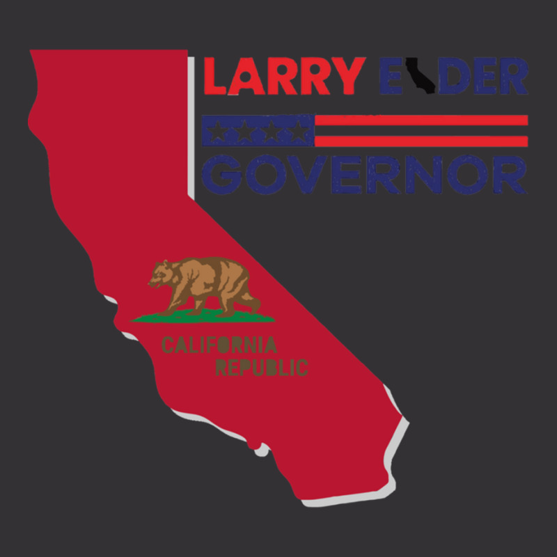 Larry Elder For California Governor Flag Newsom Funny Vintage Hoodie And Short Set by cm-arts | Artistshot