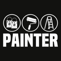 Painter Roller Renovation Decorator Handyman Craftsman T Shirt Scorecard Crop Tee | Artistshot