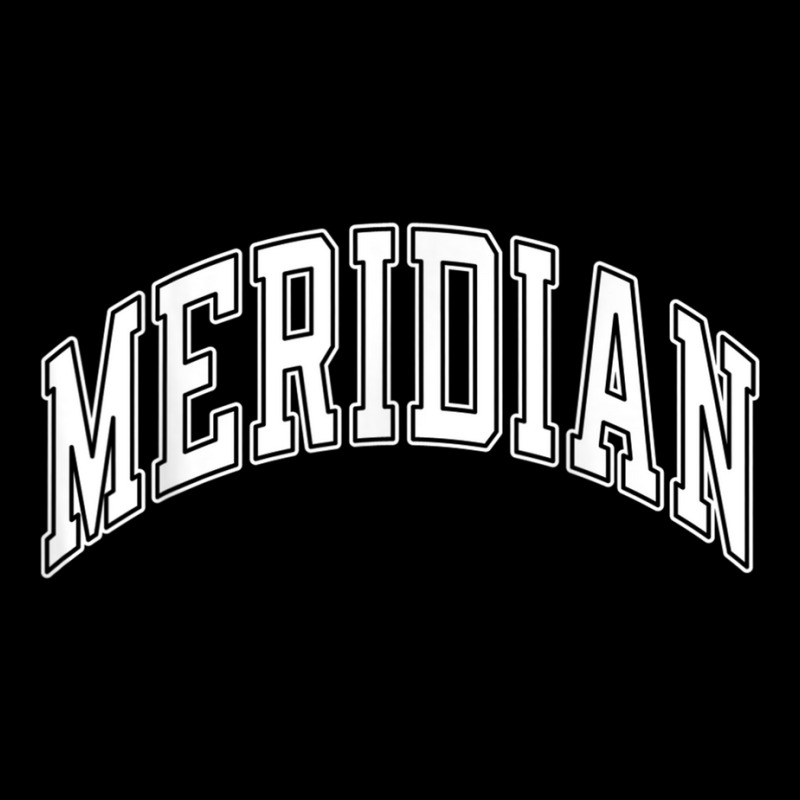 Meridian Idaho Id Varsity Style White Text T Shirt Youth Sweatshirt by cm-arts | Artistshot