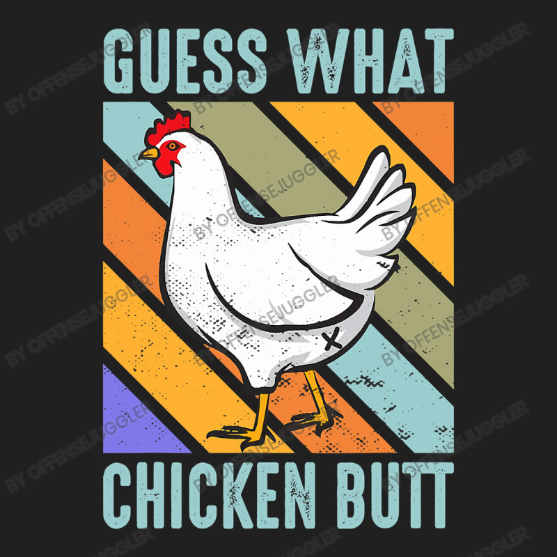 Chicken Cock Guess What Chicken Butt Women Or Men 140 Hen Chick Ladies Polo Shirt by offensejuggler | Artistshot