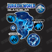 Isla Nublar Tech Map T-shirt | Artistshot