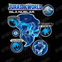 Isla Nublar Tech Map V-neck Tee | Artistshot