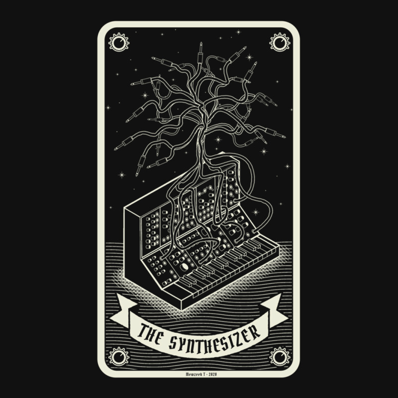 Modular Synthesizer Tarot Card 1 Round Patch | Artistshot