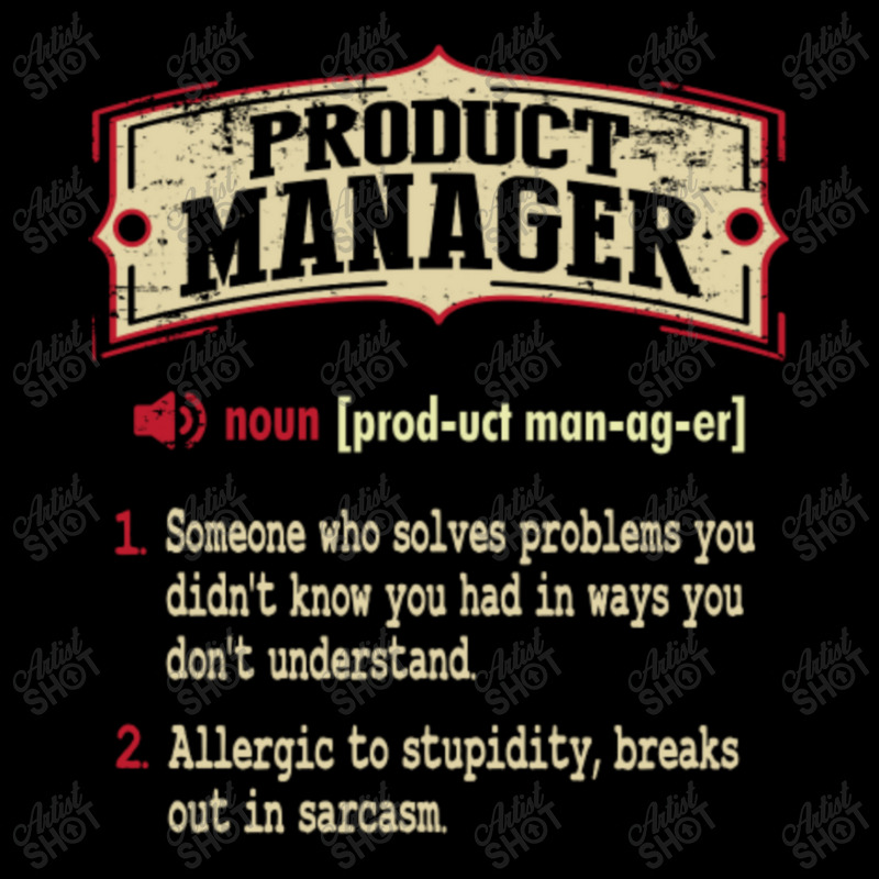 Product Manager Sarcastic Definition V-neck Tee | Artistshot