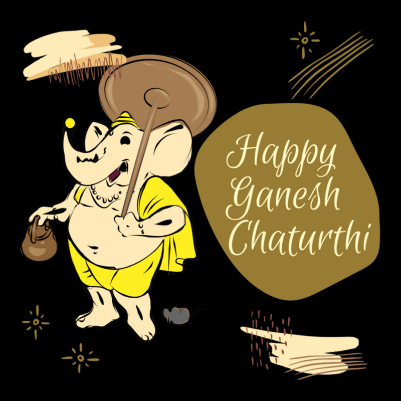 Happy Ganesh Chaturthi Fleece Short by cm-arts | Artistshot