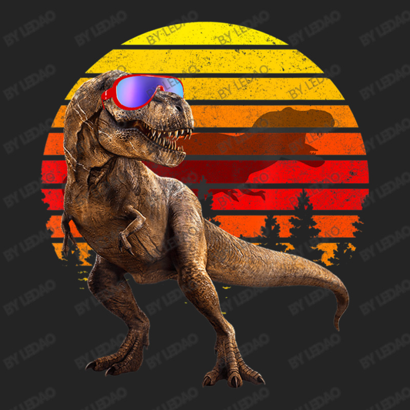 Jurassic Rex Sunglasses Rero Vinage Dinosaur 3/4 Sleeve Shirt | Artistshot