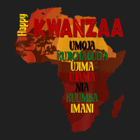 Happy Kwanzaa Shirt Africa Map 7 Principles Celebration T Shirt Ladies Polo Shirt | Artistshot