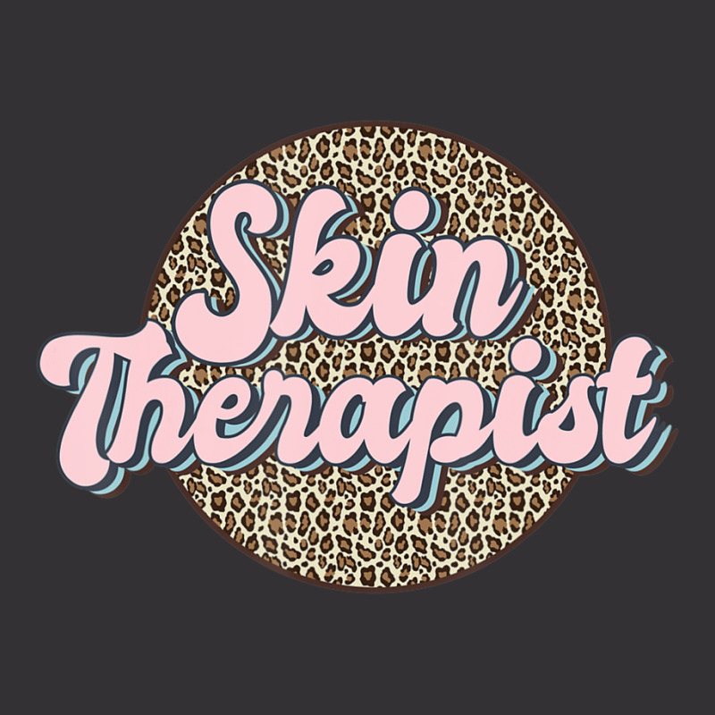 Skin Therapist Esthetician Leopard Skincare Vintage Hoodie And Short Set | Artistshot