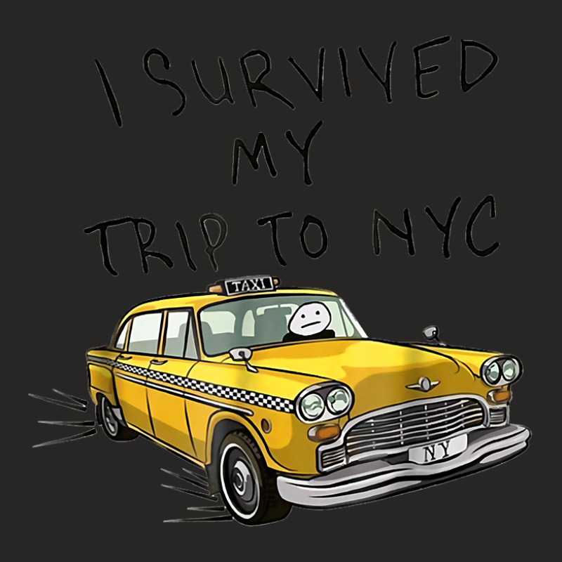 I Survived My Trip To Nyc Ladies Fitted T-Shirt by cm-arts | Artistshot