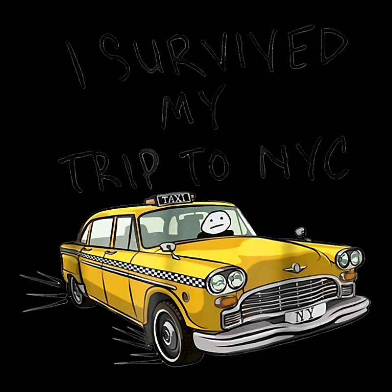 I Survived My Trip To Nyc Cropped Hoodie by cm-arts | Artistshot