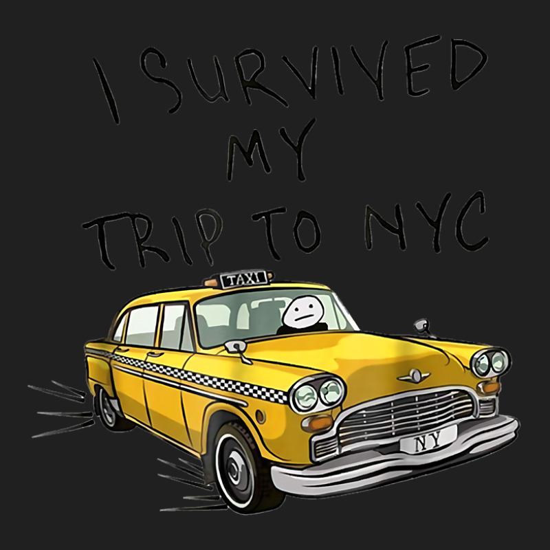 I Survived My Trip To Nyc Ladies Polo Shirt by cm-arts | Artistshot