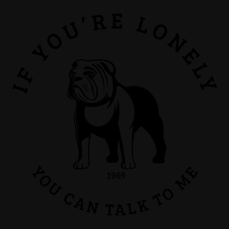 You Can Talk To Me Bulldog Metal Print Vertical | Artistshot