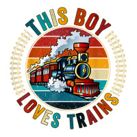 This Boy Loves Trains Gift Train Wagon Lover Gifts T Shirt Baby Tee | Artistshot