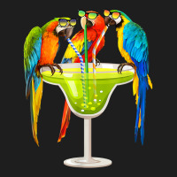 Parrots Drinking Margarita On Summer   Vacation Birds Tee T Shirt Classic T-shirt | Artistshot