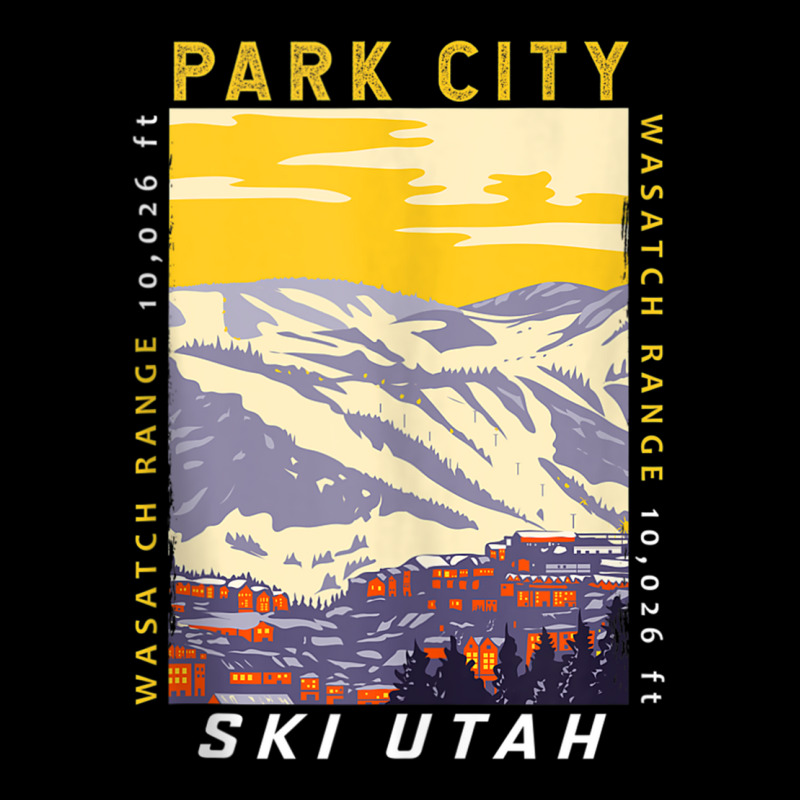 Park City Ski Area Utah Distressed Vintage Tank Top Baby Tee by cm-arts | Artistshot