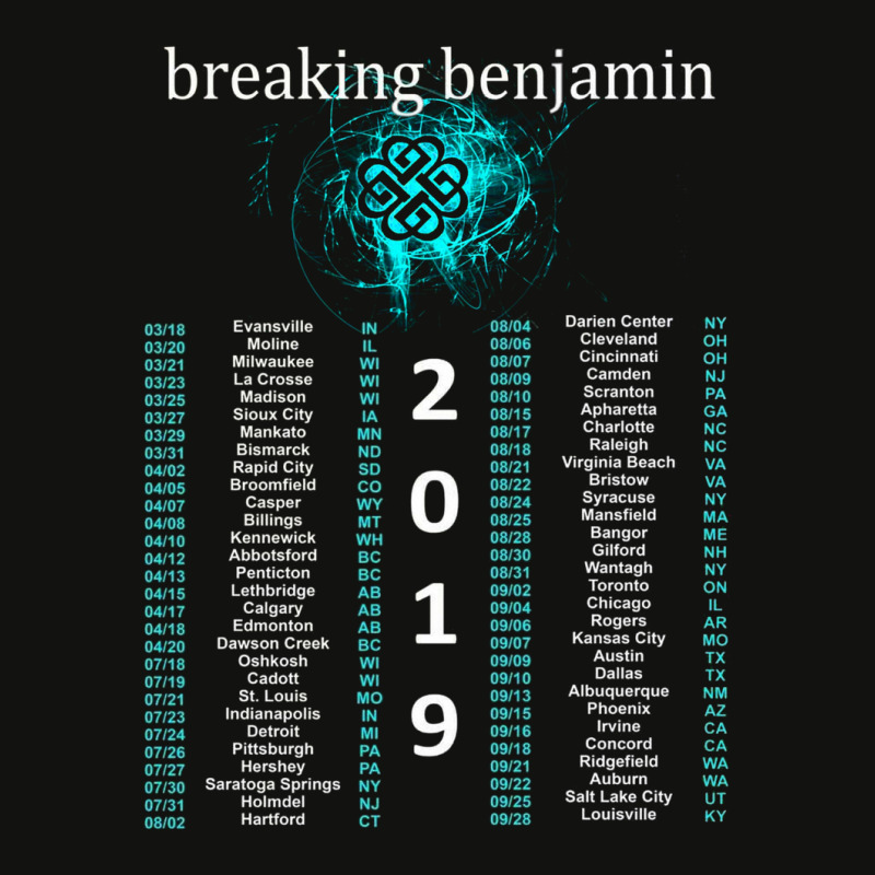 Breaking Benjamin Scorecard Crop Tee by cm-arts | Artistshot