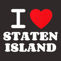 I Love Staten Island Premium Racerback Tank | Artistshot