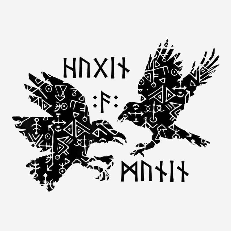 Odin's Ravens Huginn & Muninn  Norse Mythology Vegvisir T Shirt Adjustable Cap by cm-arts | Artistshot