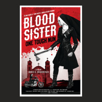 Blood Sister One Tough Nun Movie Poster - Infinite Jest - David Foster Ladies Fitted T-shirt | Artistshot