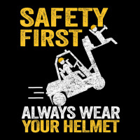 Safety First Always Wear Your Helmet Forklift Driver Lightweight Hoodie | Artistshot