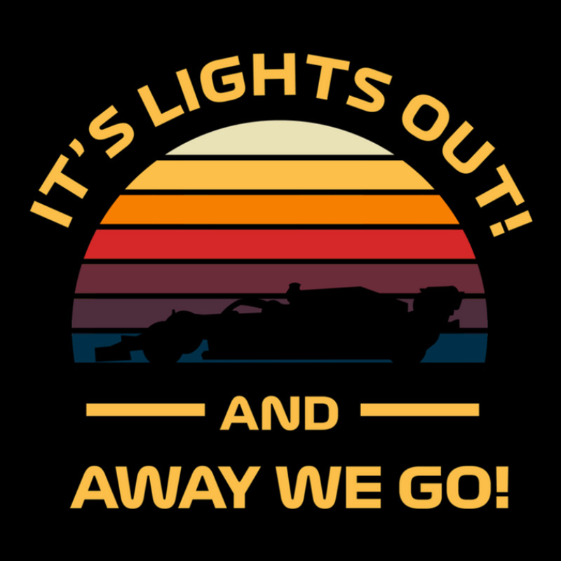 Formula One Retro Sunset Design - It's Lights Out And Away We Go Long Sleeve Shirts by ShaneHess | Artistshot