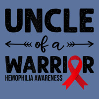 Mens Uncle Of A Warrior, Red Ribbon Hemophilia Awareness T Shirt Lightweight Hoodie | Artistshot