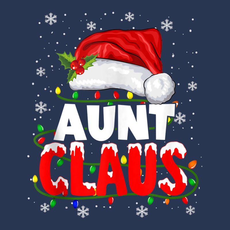 Aunt Claus Christmas 2022 Family Matching Pajama Xmas Light Tank Top Ladies Denim Jacket by cm-arts | Artistshot