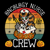 Womens Skeleton Oncology Nurse Crew Funny Vintage Halloween Nurses V N Adjustable Cap | Artistshot