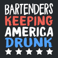 Bartenders Keeping America Drunk Star Work Wine Beer Bar Bartenders Am Crewneck Sweatshirt | Artistshot