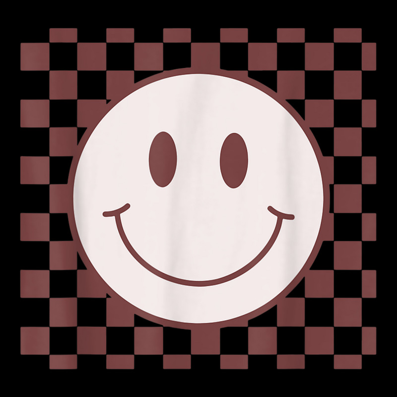 Retro Happy Face Checkered Pattern Smile Face Trendy Pocket T-Shirt by Posh | Artistshot