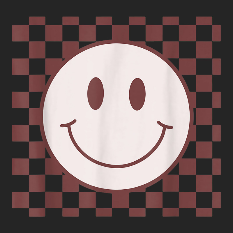 Retro Happy Face Checkered Pattern Smile Face Trendy Unisex Hoodie by Posh | Artistshot