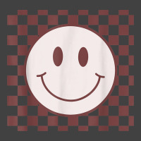 Retro Happy Face Checkered Pattern Smile Face Trendy Vintage T-shirt | Artistshot