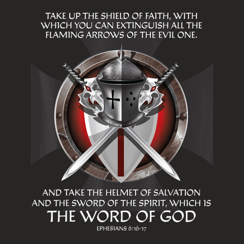 Armor Of God Shirts Men Women Kids Christian Bible Verse Ladies Fitted T-Shirt by cm-arts | Artistshot