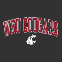 Womens Washington State Cougars Womens Arch Over Dark Heather V Neck T Baby Bodysuit | Artistshot