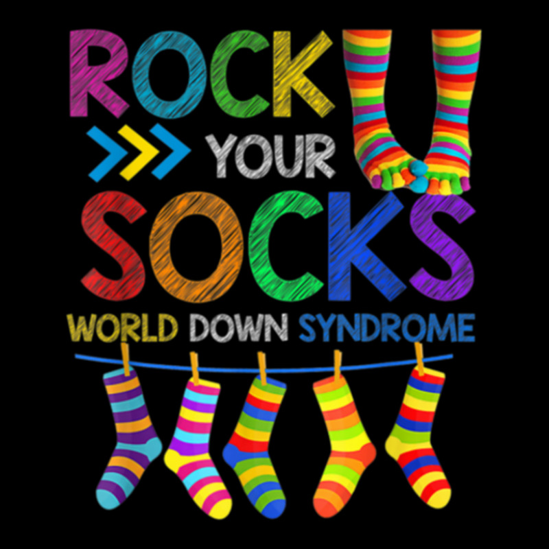 World Down Syndrome Day Rock Your Socks Awareness V-neck Tee | Artistshot