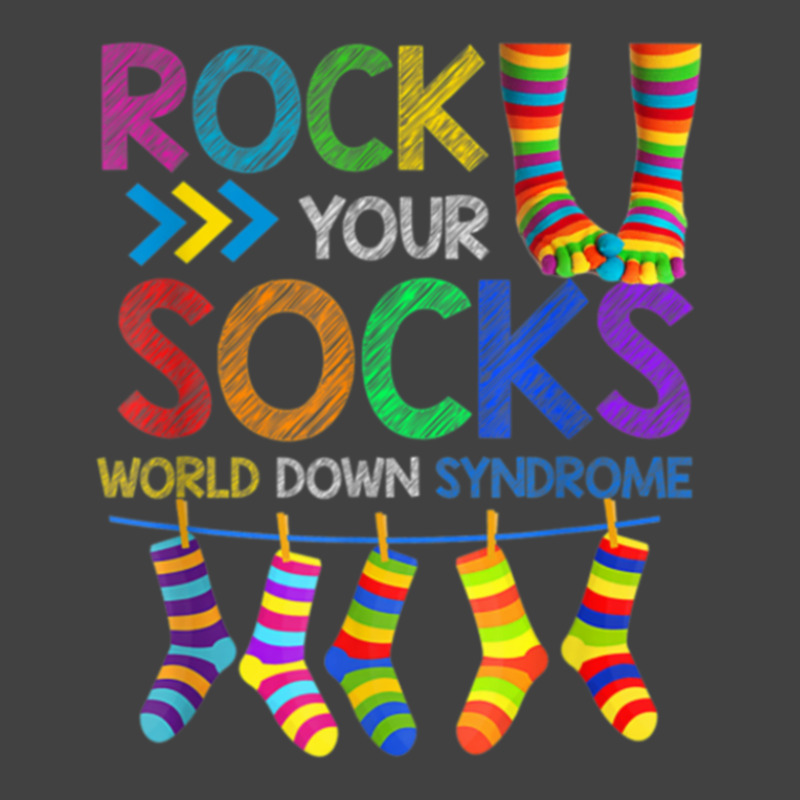 World Down Syndrome Day Rock Your Socks Awareness Vintage T-shirt | Artistshot