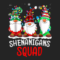 Shenanigans Squad Gnomes Lights Christmas Pajamas Matching T Shirt 3/4 Sleeve Shirt | Artistshot