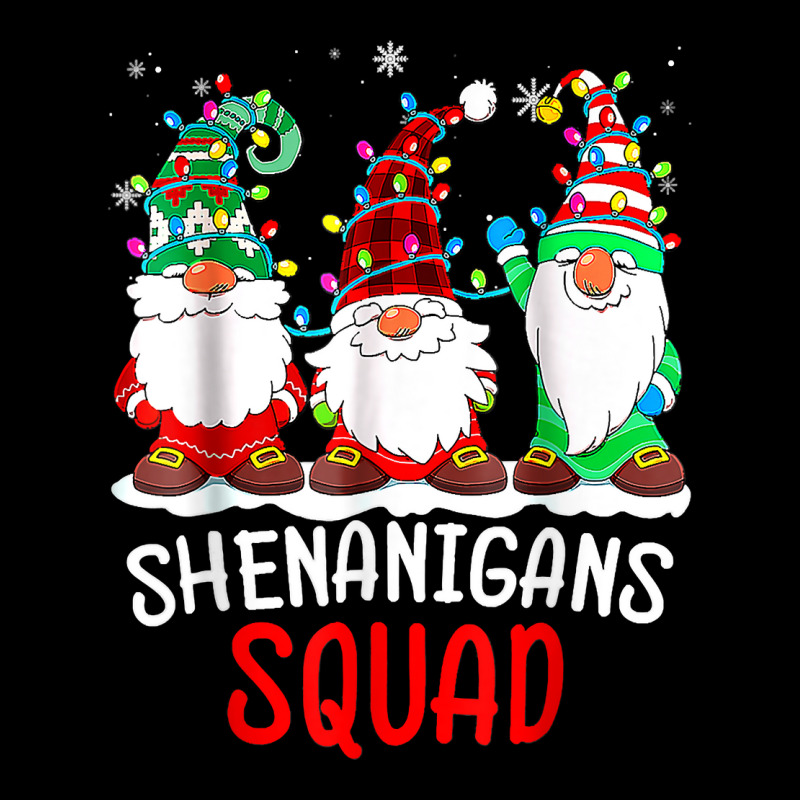 Shenanigans Squad Gnomes Lights Christmas Pajamas Matching T Shirt Men's 3/4 Sleeve Pajama Set by cm-arts | Artistshot