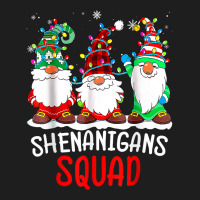 Shenanigans Squad Gnomes Lights Christmas Pajamas Matching T Shirt Classic T-shirt | Artistshot