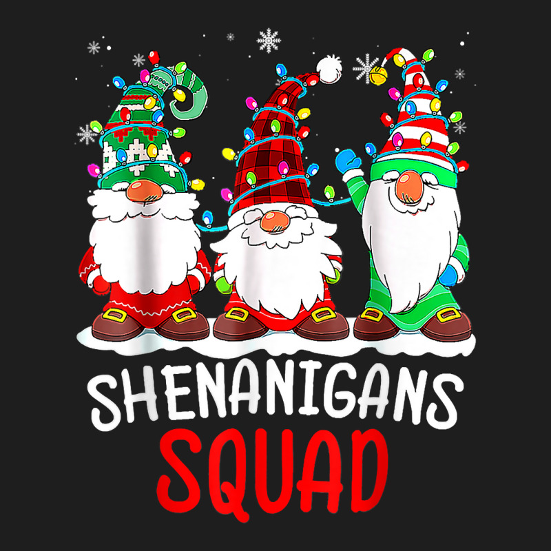 Shenanigans Squad Gnomes Lights Christmas Pajamas Matching T Shirt Classic T-shirt by cm-arts | Artistshot